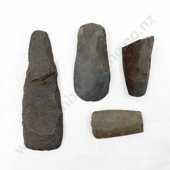 Four Adze Roughouts From The Pitcairn Islands