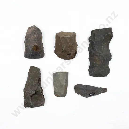 Six Various Roughouts From The Pitcairn Islands