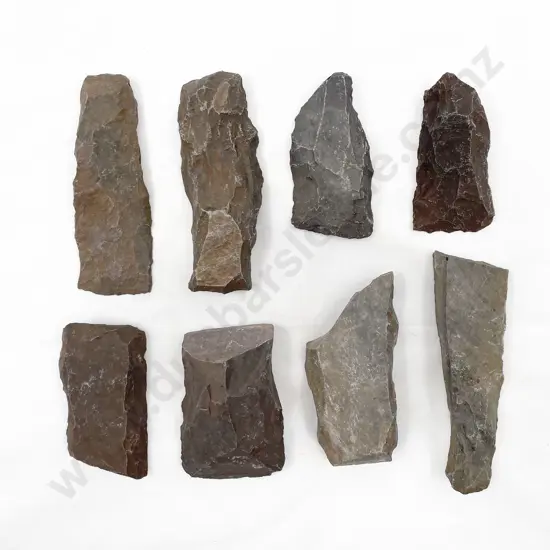 Fourteen Various Adze Fragments From The Pitcairn Islands
