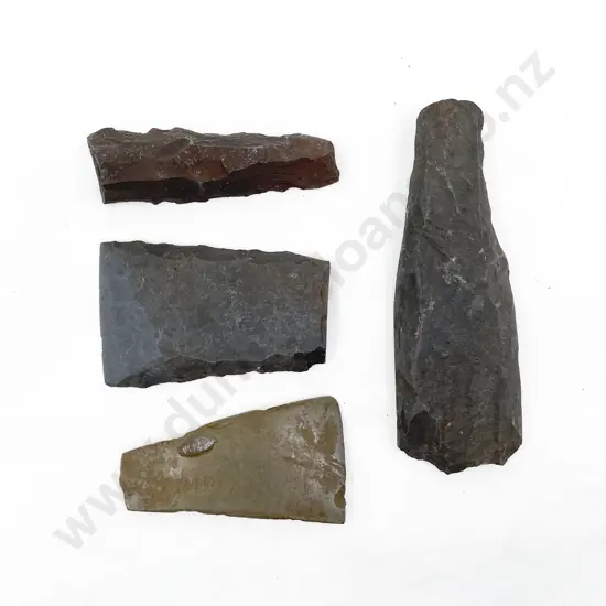 Four Adze Roughouts From The Pitcairn Islands