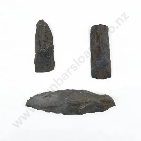 Three Adze Roughouts From The Pitcairn Islands