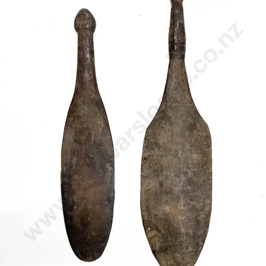 Two Small Ramu River Paddles