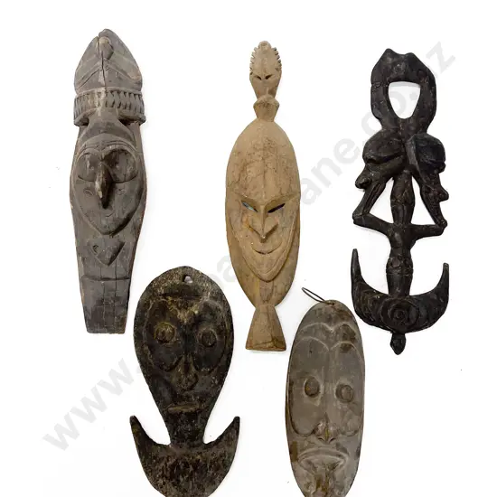Five Assorted Ramu River Masks
