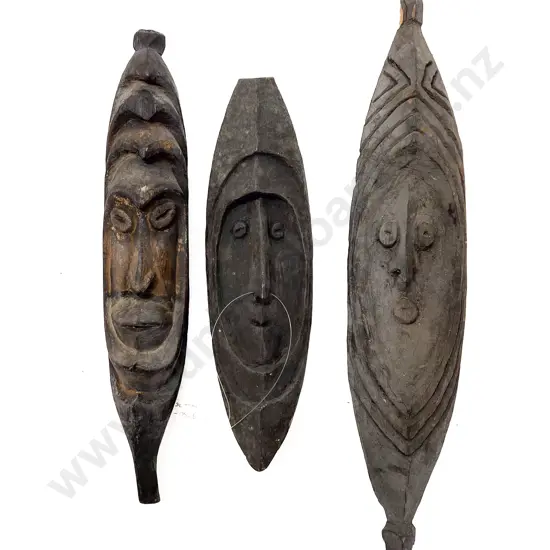 Three Ramu River Flute Masks