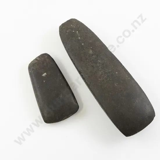 Two Pre-European Toki (Argillite)