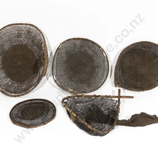 Five Papua New Guinea Fishing Nets