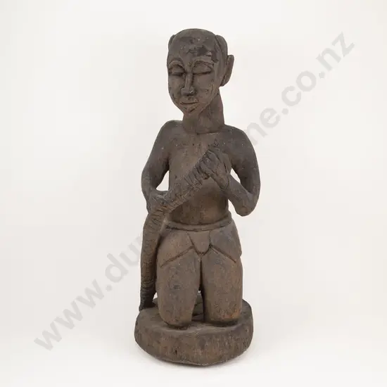 African Kneeling Figure