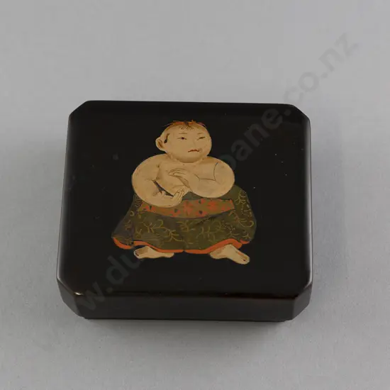 Vintage Japanese Lacquered Box
