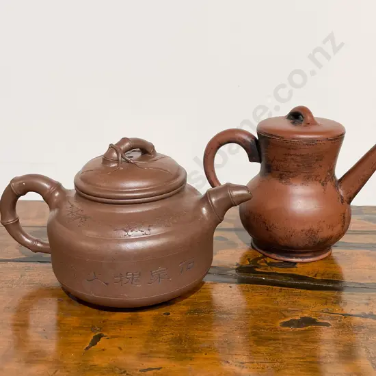 Two Yixing Teapots