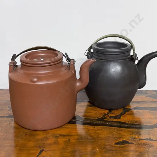 Two Yixing Teapots