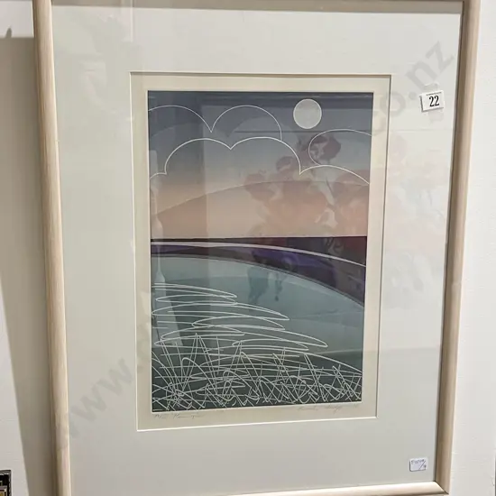 Beverley Neutze - Moonlight - Screenprint