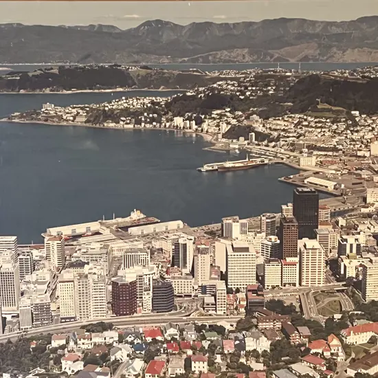 Ronald Woolf - Wellington harbour - Colour Photographic Print