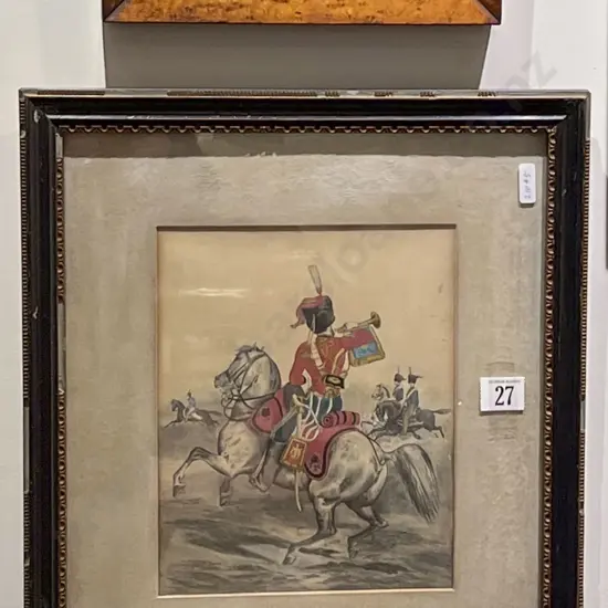 Three Historic Framed Prints incl Napoleon