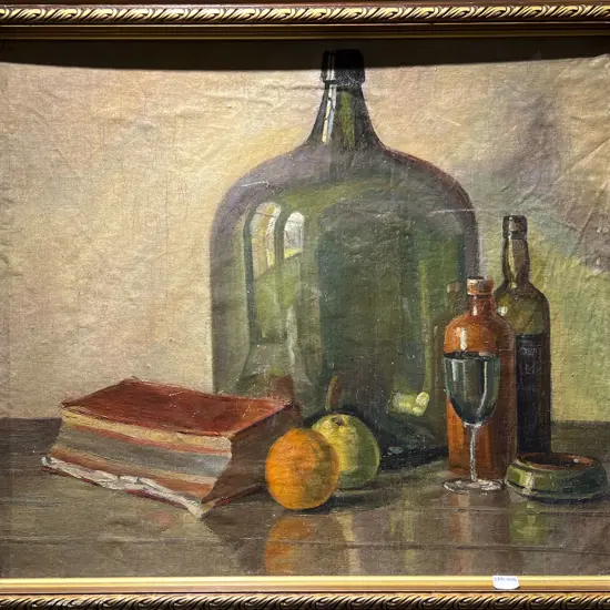 Unsigned - Still Life -  Oil on Canvas Board