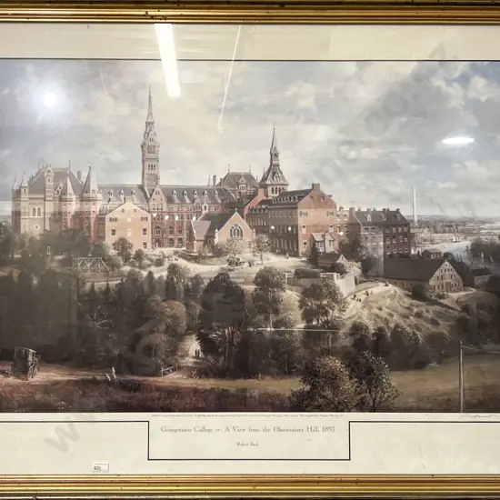 Robert Back - "A View from the Observatory Hill" - Signed Print