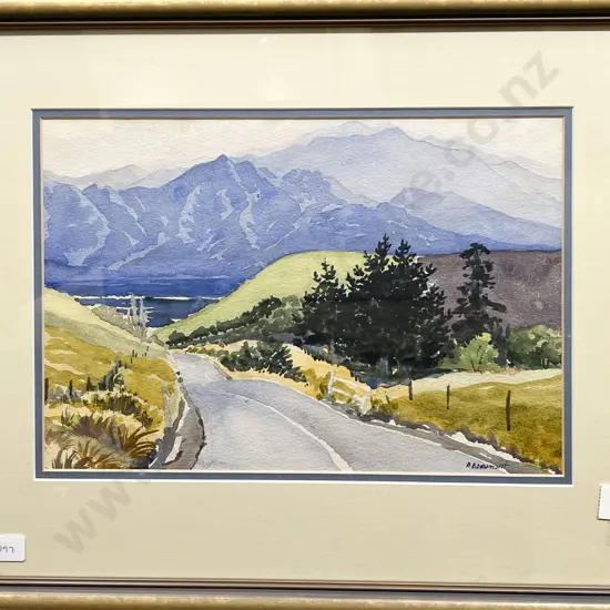 R Beaumont - Hawarden Plain - Watercolour