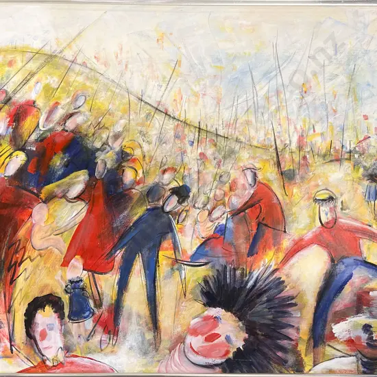 Sally Eden - Carnival (Resort Series)- Acrylic on Board