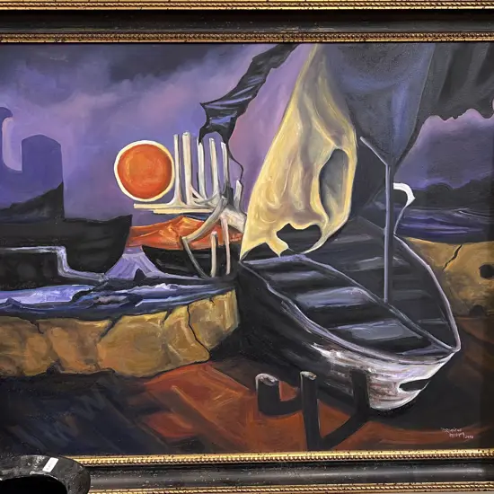 M Orellana - Untitled - Oil on Canvas