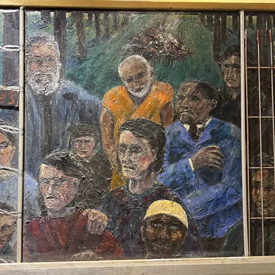 Unknown Artist "Refuse's" Oil on Canvas