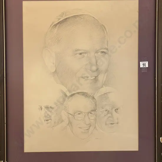 Kuek - Sketch of Religious Figures Print