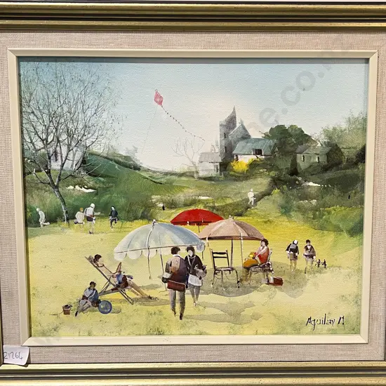 Aguilay - Oil on Board