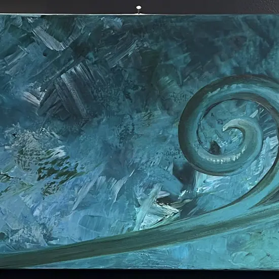 Artist Unknown - Koru - Acrylic on Canvas