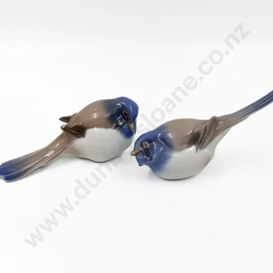 Two B & G Bird Ornaments