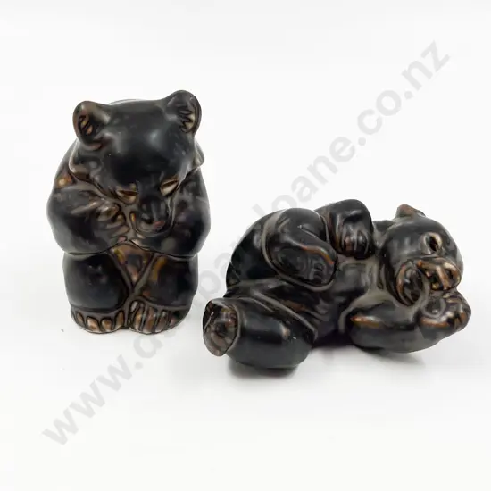 Two Royal Copenhagen Bears