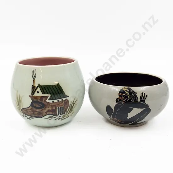 Two Hand Painted Martin Boyd Bowls