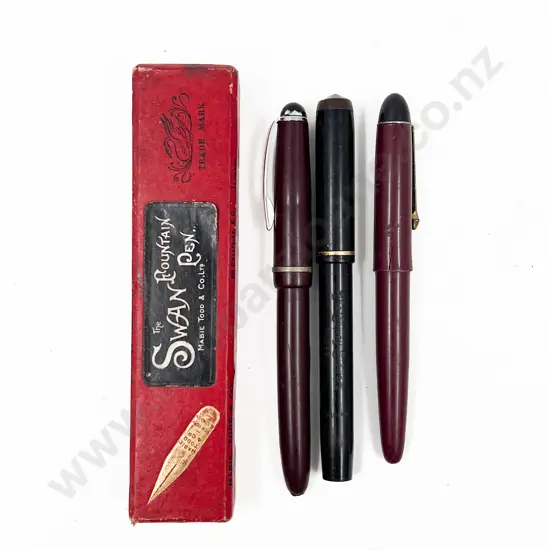 Four Assorted Fountain Pens