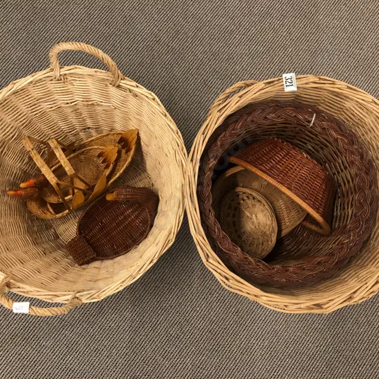 Quantity of Assorted Wicker Baskets etc