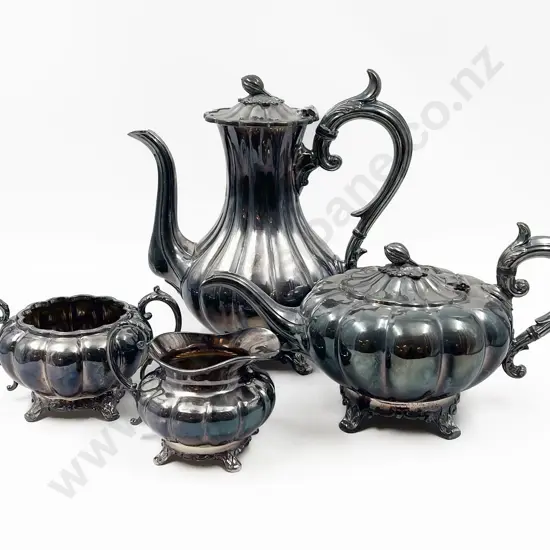 Four Piece S/Plated Coffee and Tea Service