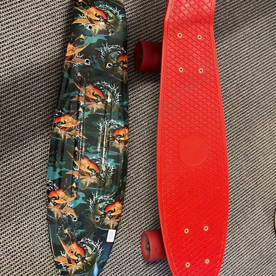Pennyboard Skateboard With Additional Pennyboard