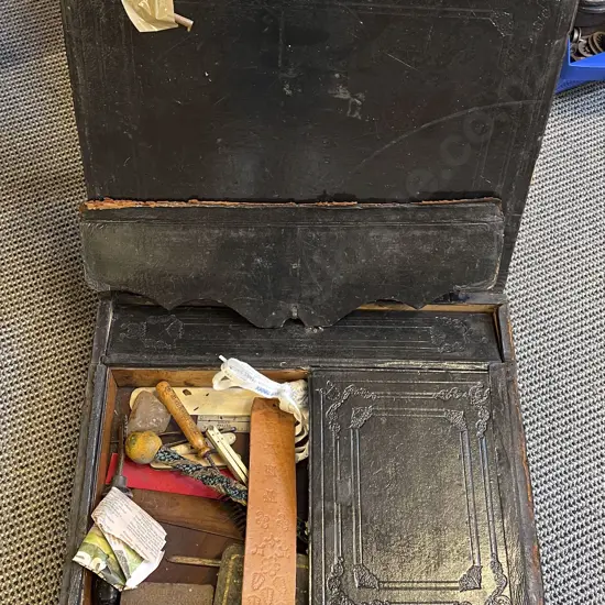 Vintage Writing Box with Assorted