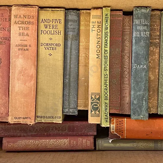 Box of Early 1900's Novels