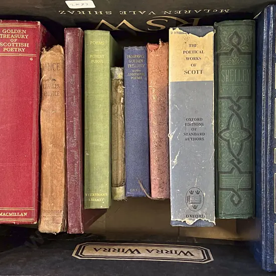 Box of Scottish Poetry Books