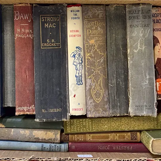 Box of Early 1900's Novels
