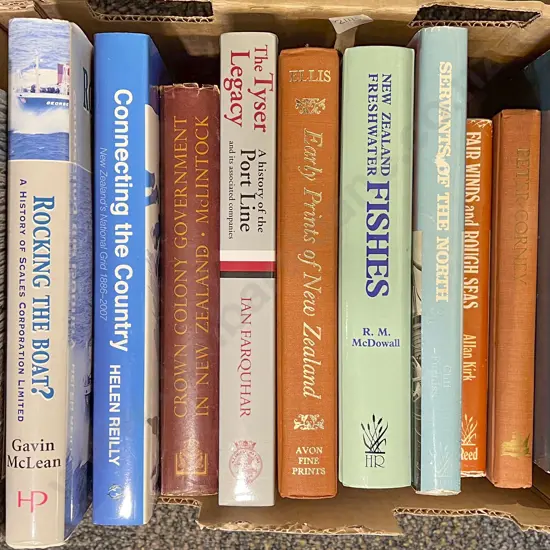 Box of Assorted Books including NZ Reference