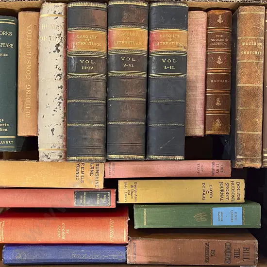 Box of Assorted Vintage Books