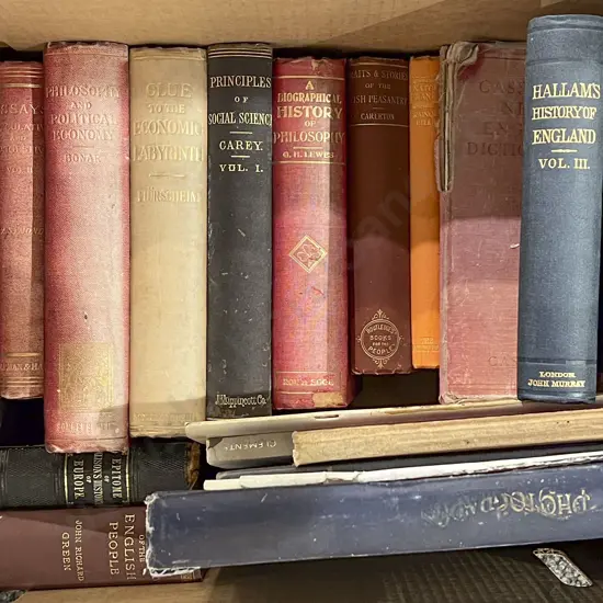 Box of Assorted Vintage Books