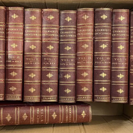 Chambers's Encylopedia Volumes 1 - 10