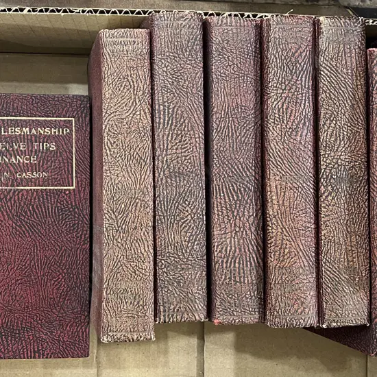 Quantity of Herbert N. Casson Business Advice Volumes