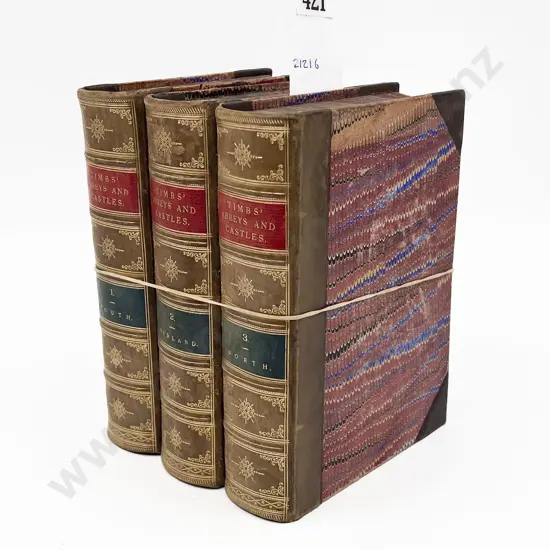 Timbs' Abbeys and Castles Volumes 1 - 3
