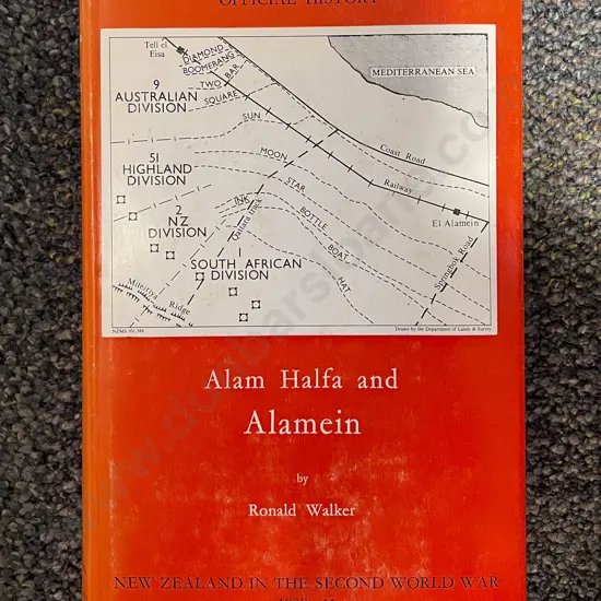 Alam Halfa and Alamein by Ronald Walker