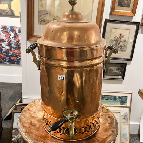 Large Copper Tea Urn