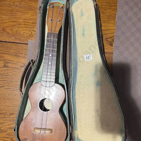 Vintage Cased Hawaiian Ukulele