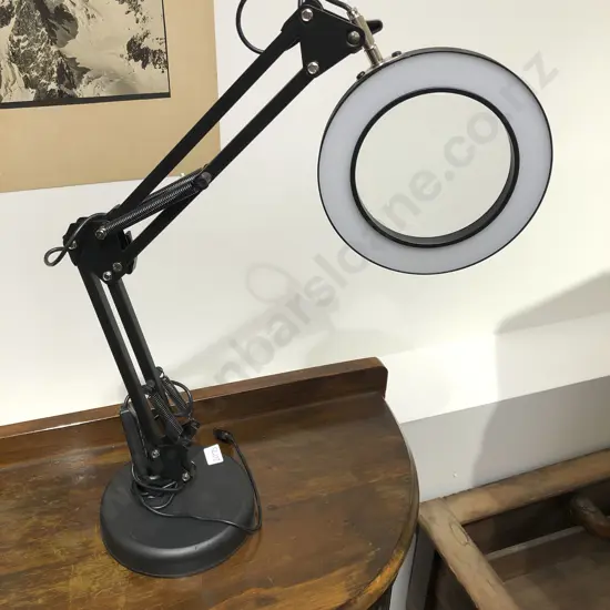 Modern Anglepoise Magnifying Lamp