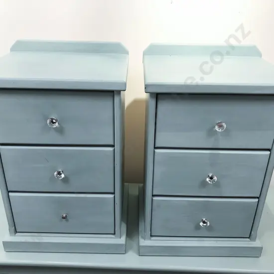 Pair of Painted Bedside Drawers