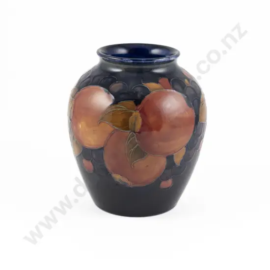 Walter Moorcroft Pomegranates Pattern Ovoid Vase