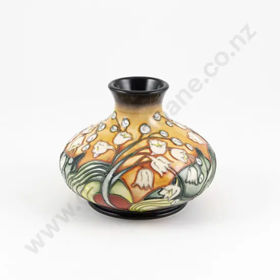 Modern Moorcroft Lily Of The Valley Pattern Vase